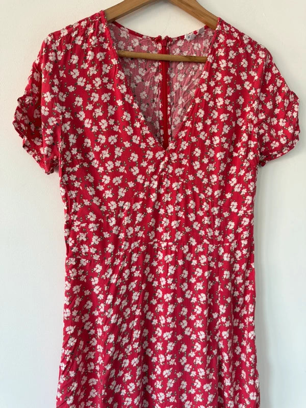 Gap Red Floral Dress, photo 3 of 4