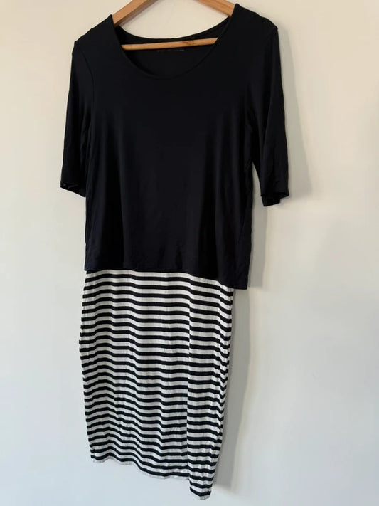 Next Black Striped Layer Dress, photo 2 of 5