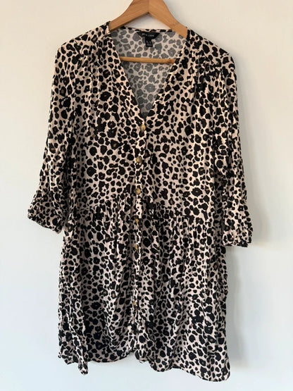 New Look Leopards Print Dress, preloved