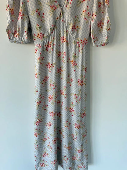Tu Blue Floral Long Dress, photo 3 of 5