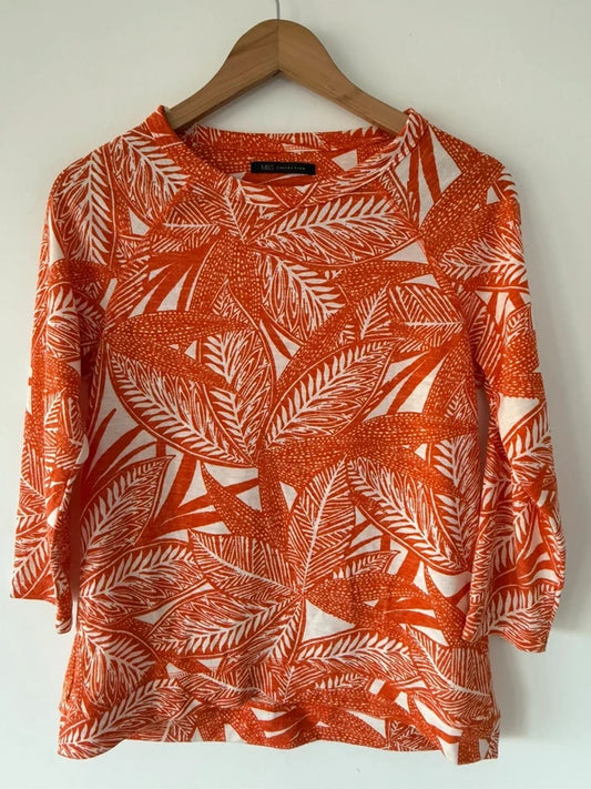 Marks and Spencer’s Orange Patterned Top, photo 2 of 4