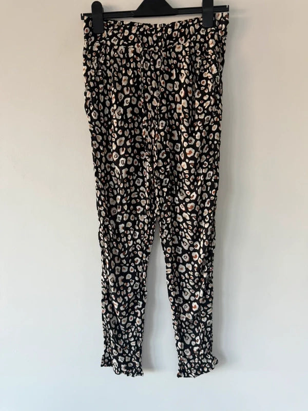 M&S Leopard Print Trousers, preloved
