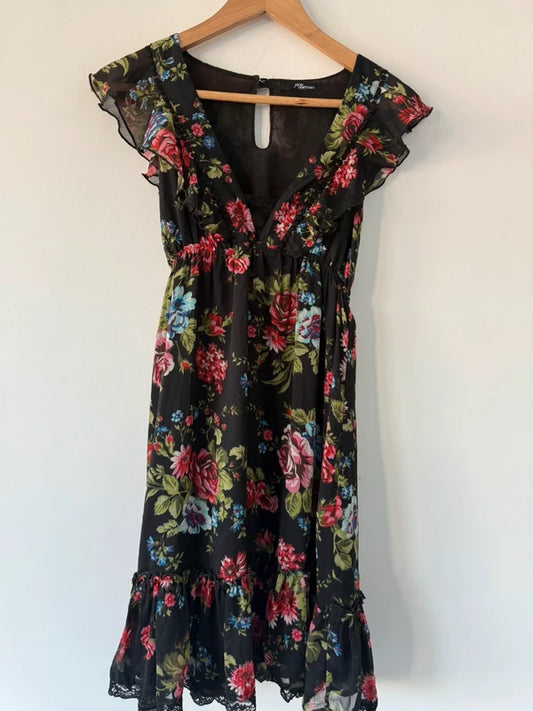 Vintage Y2K Jane Normal Floral Boho Dress, preloved
