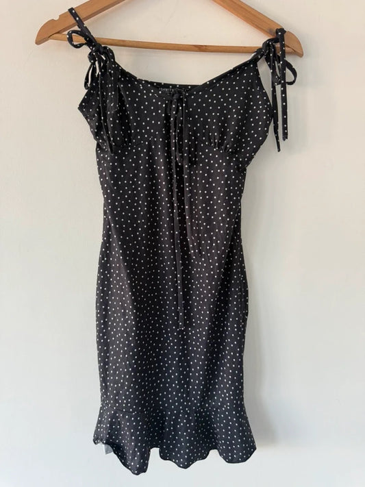 I Saw It First Black and White Polka Dot Dress, photo 2 of 4