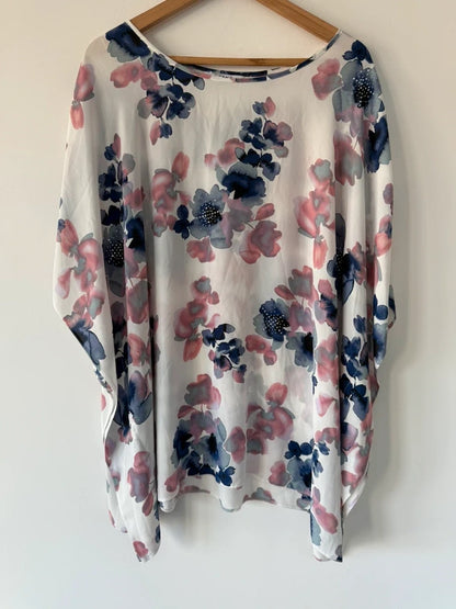 Evans Floral Patterned Blouse, preloved