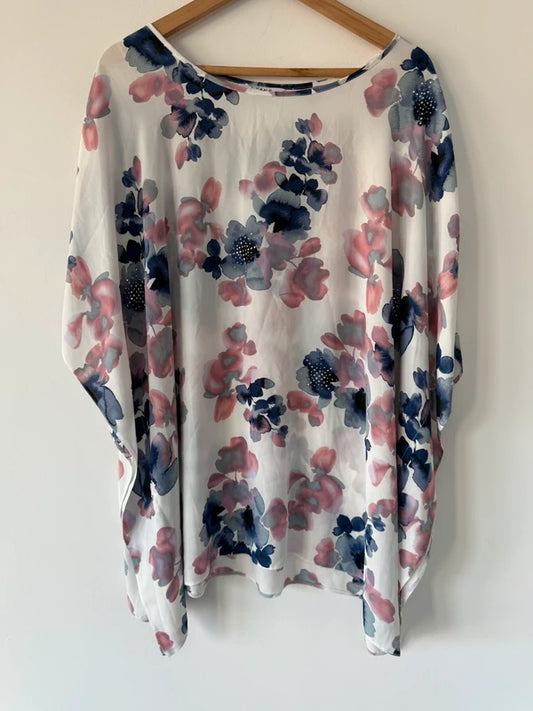 Evans Floral Patterned Blouse, preloved