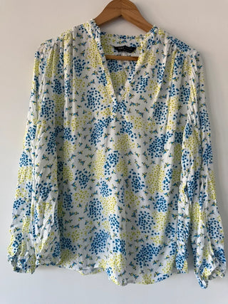 M&S Collection Floral Blouse  Size UK 12, preloved
