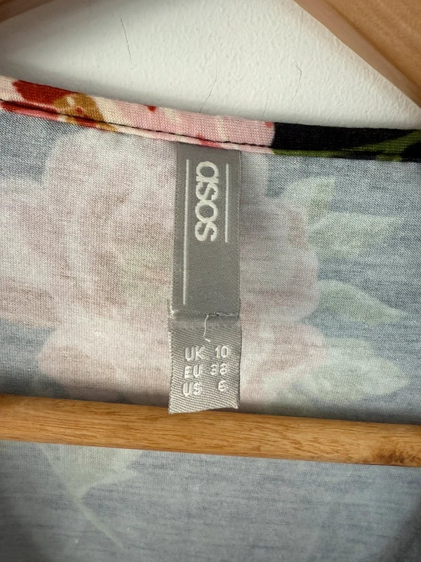 ASOS Black and Floral Filled Crop Top, photo 4 of 5