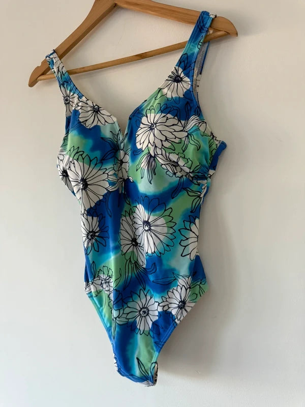 Essentials Floral Style Swimming Costume, photo 3 of 5