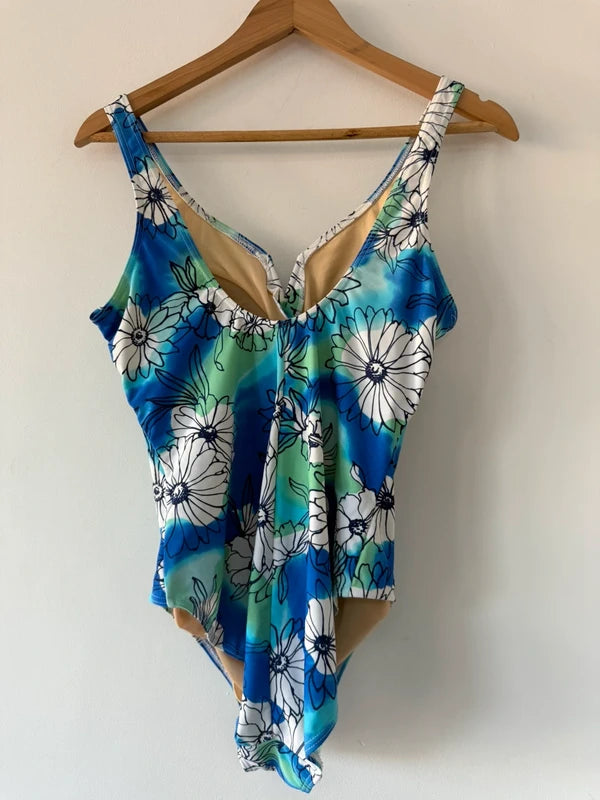 Essentials Floral Style Swimming Costume, photo 4 of 5