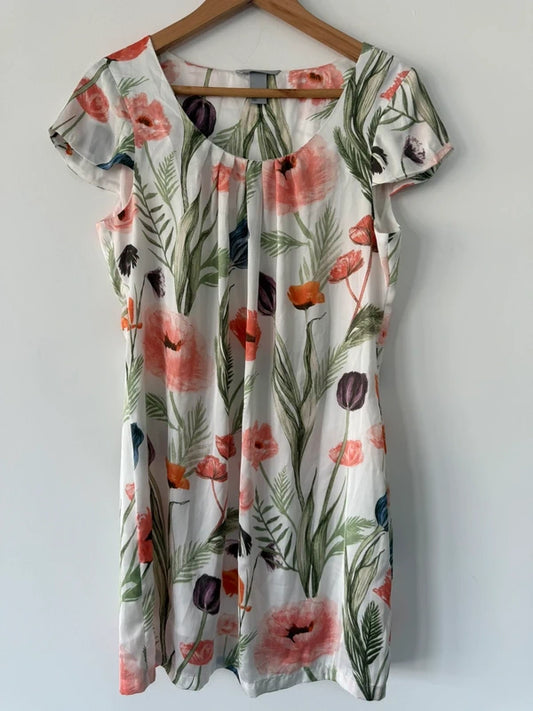 H&M Floral Print Summer Dress Size Eur 40, photo 2 of 5