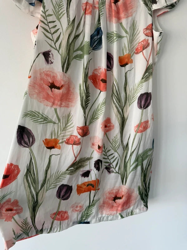 H&M Floral Print Summer Dress Size Eur 40, photo 5 of 5