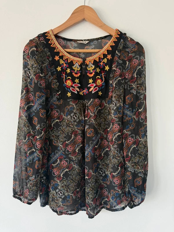 M&CO Patterned Blouse, photo 2 of 5