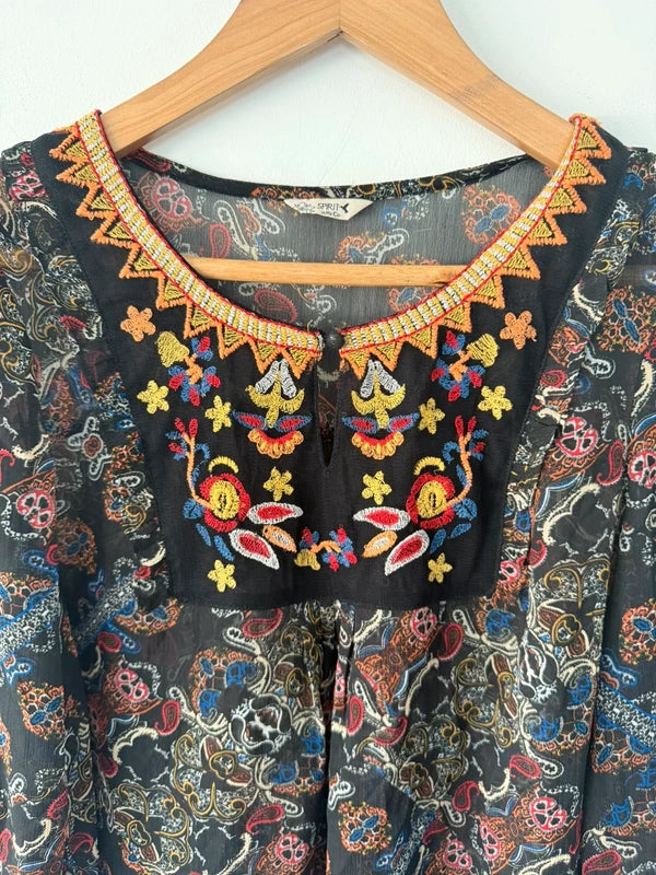 M&CO Patterned Blouse, photo 3 of 5