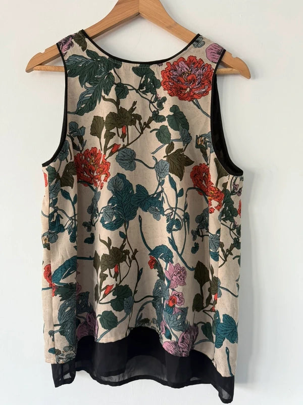 Vero Moda Colourful Blouse Vest Top, preloved