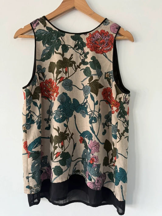 Vero Moda Colourful Blouse Vest Top, preloved