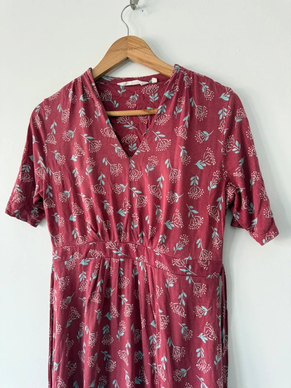 Sea Salt Cornwall Pink Floral Summer Dress, photo 5 of 5