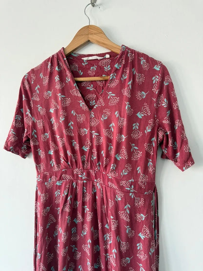 Sea Salt Cornwall Pink Floral Summer Dress, photo 5 of 5