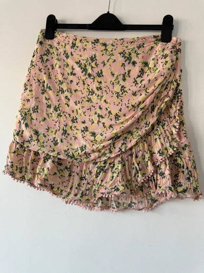 New Look Pink Floral Summer Skirt, photo 2 of 4