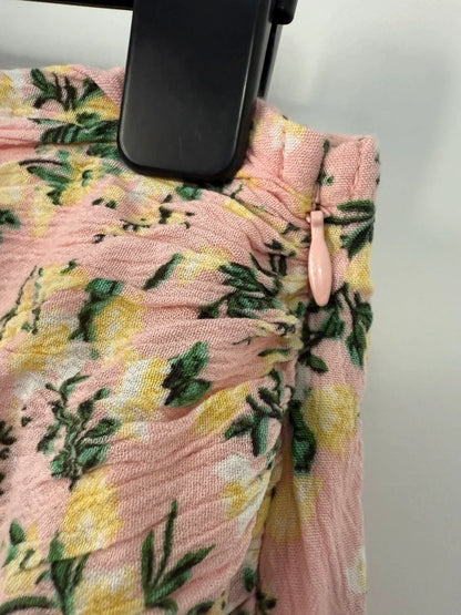 New Look Pink Floral Summer Skirt, photo 3 of 4