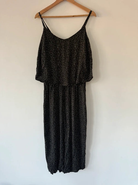 Capsule Polka Dot Black Jumpsuit, preloved