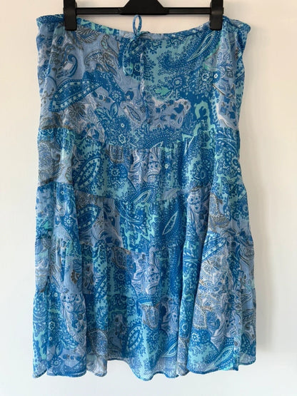 EWM Pure Classics Blue Print Summer Long Skirt, photo 2 of 5