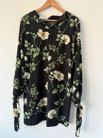 H&M Black Floral Dress, photo 5 of 5