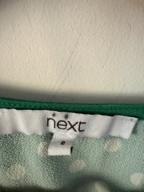 Next Green Polka Dot Peplum Top, photo 3 of 3
