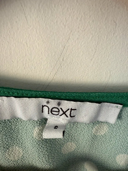 Next Green Polka Dot Peplum Top, photo 3 of 3