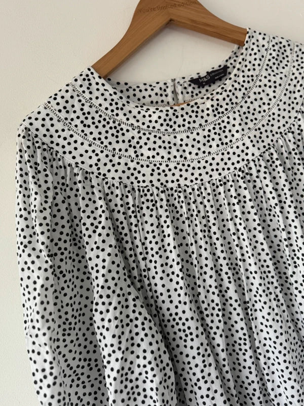 Marks and Spencer’s Spotted Blouse, photo 3 of 5