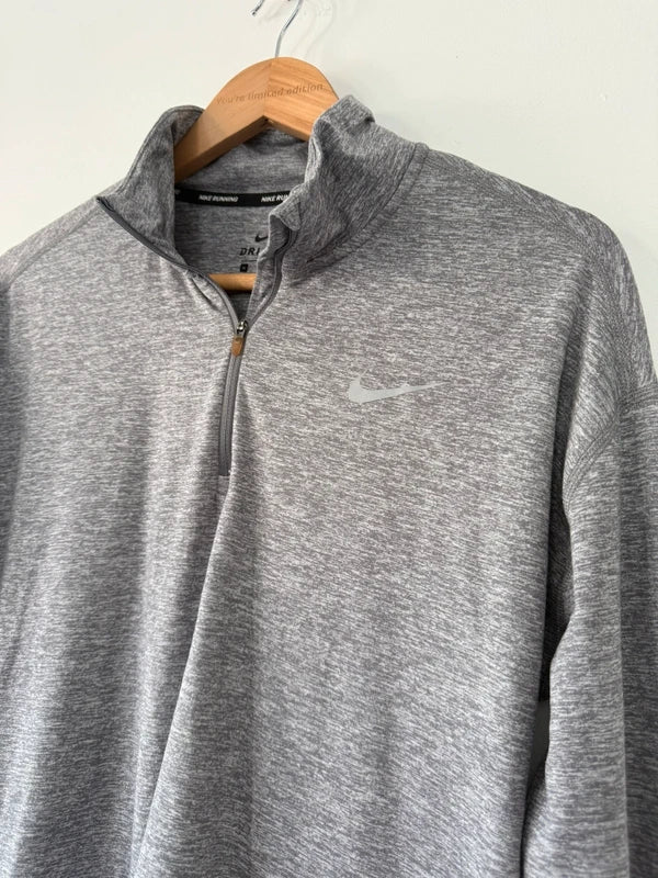 Nike Dri Fit Grey Zip Up Gym Top, photo 2 of 5
