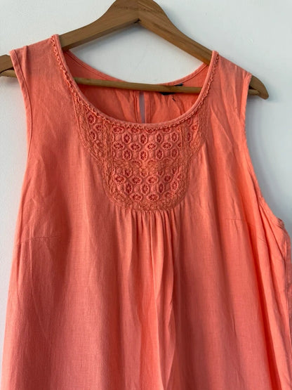 F&F Coral Linen Style Dress, photo 3 of 5