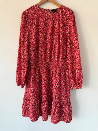 New Look Pink Floral Tall Dress, preloved