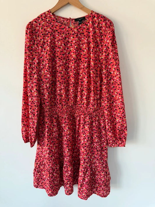 New Look Pink Floral Tall Dress, photo 2 of 5