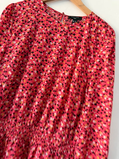 New Look Pink Floral Tall Dress, photo 3 of 5