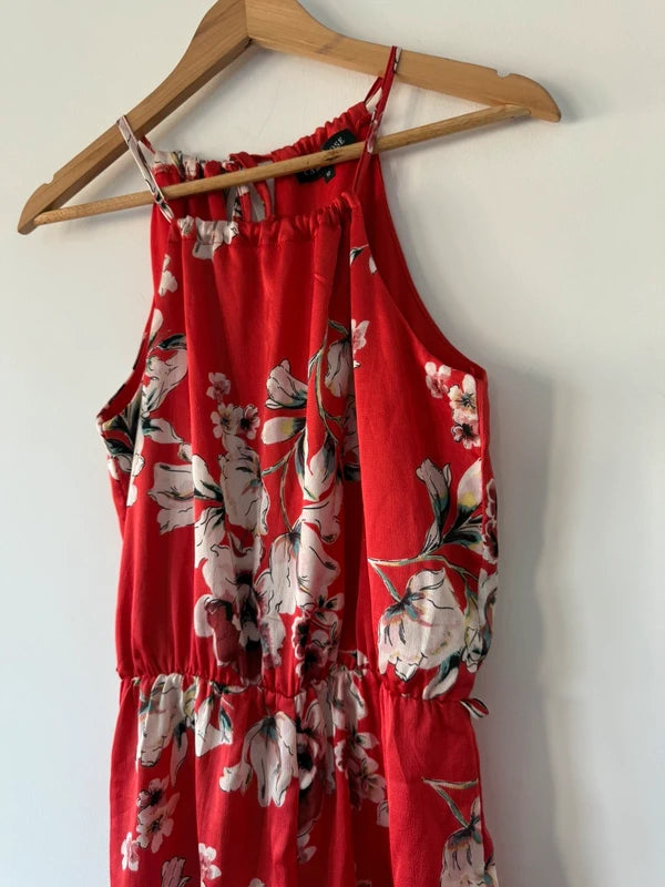 Cameo Rose Red Jumpsuit, photo 3 of 5