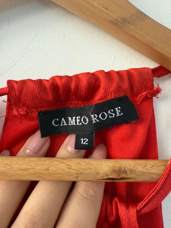 Cameo Rose Red Jumpsuit, photo 4 of 5