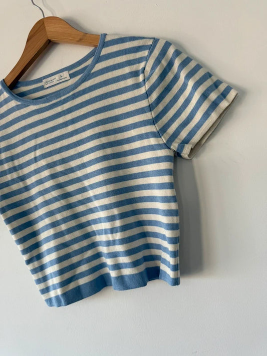 Primark Blue and White Striped Top, photo 2 of 3