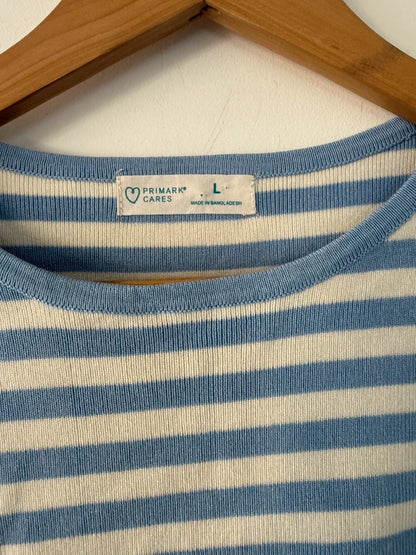 Primark Blue and White Striped Top, photo 3 of 3