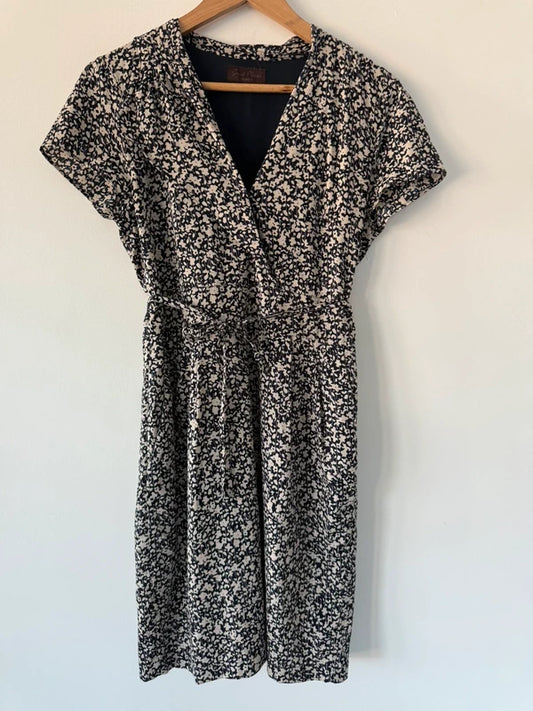Great Plains London Floral Navy and White Dress, photo 2 of 5