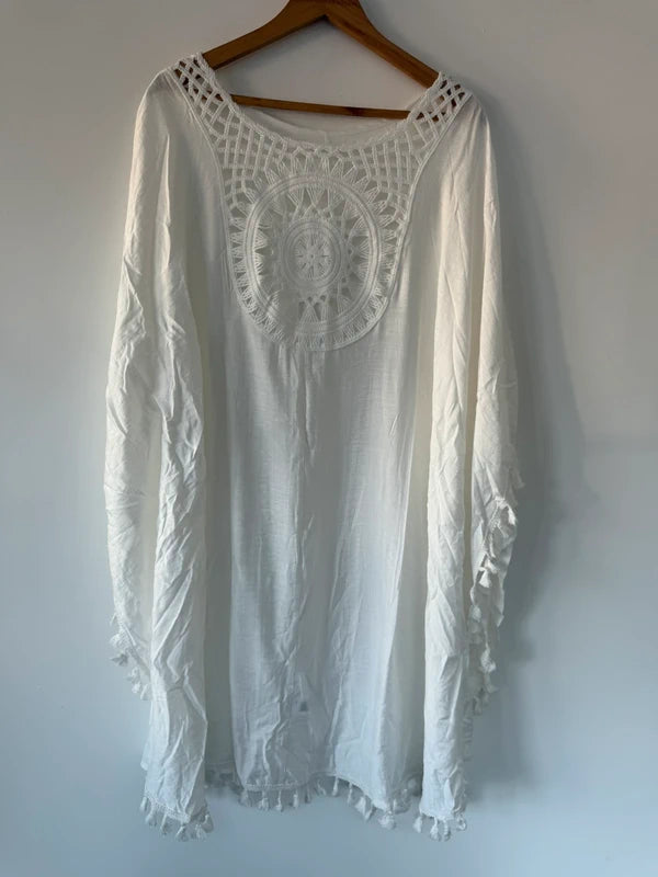 Shein Cream Cover Up, preloved