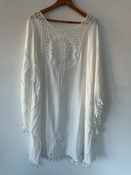 Shein Cream Cover Up, preloved