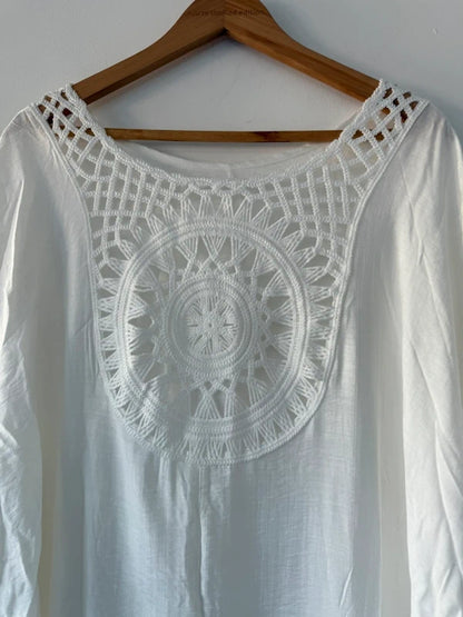 Shein Cream Cover Up, photo 2 of 5