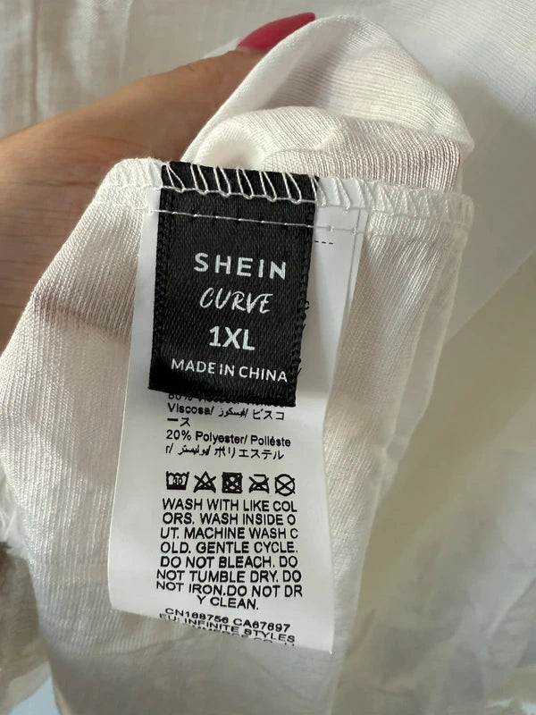 Shein Cream Cover Up, photo 3 of 5