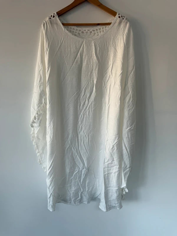 Shein Cream Cover Up, photo 4 of 5