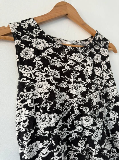 Old New Look Black Floral Peplum Top, photo 3 of 4