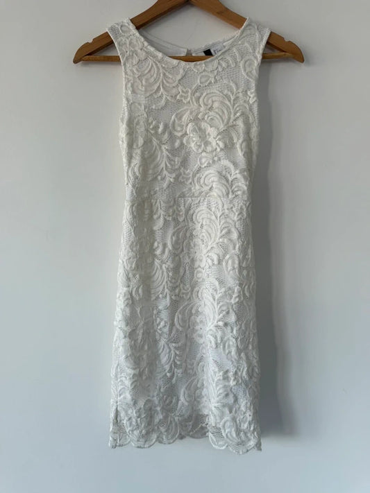 H&M White Lace Dress, preloved