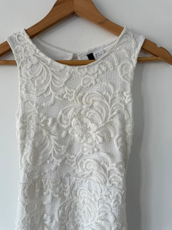 H&M White Lace Dress, photo 3 of 5