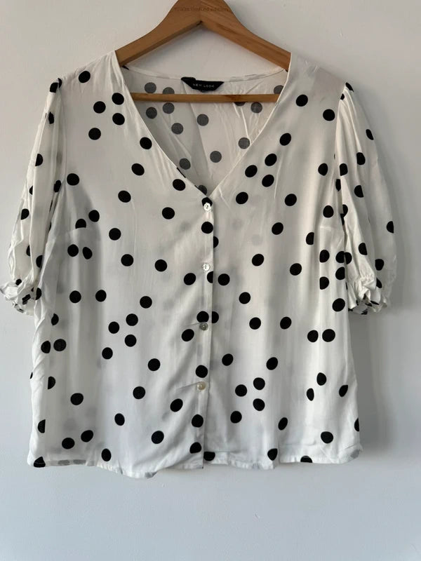 New Look Polka Dot Top, preloved