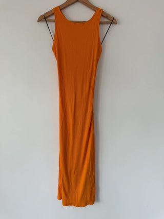 H&M Bodycon Yellow Dress Maxi, preloved